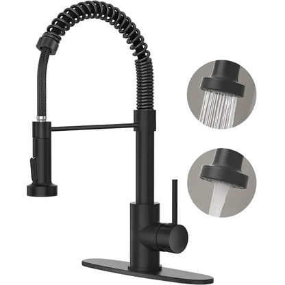 Modern Pull-Down Kitchen Faucet, Single Handle