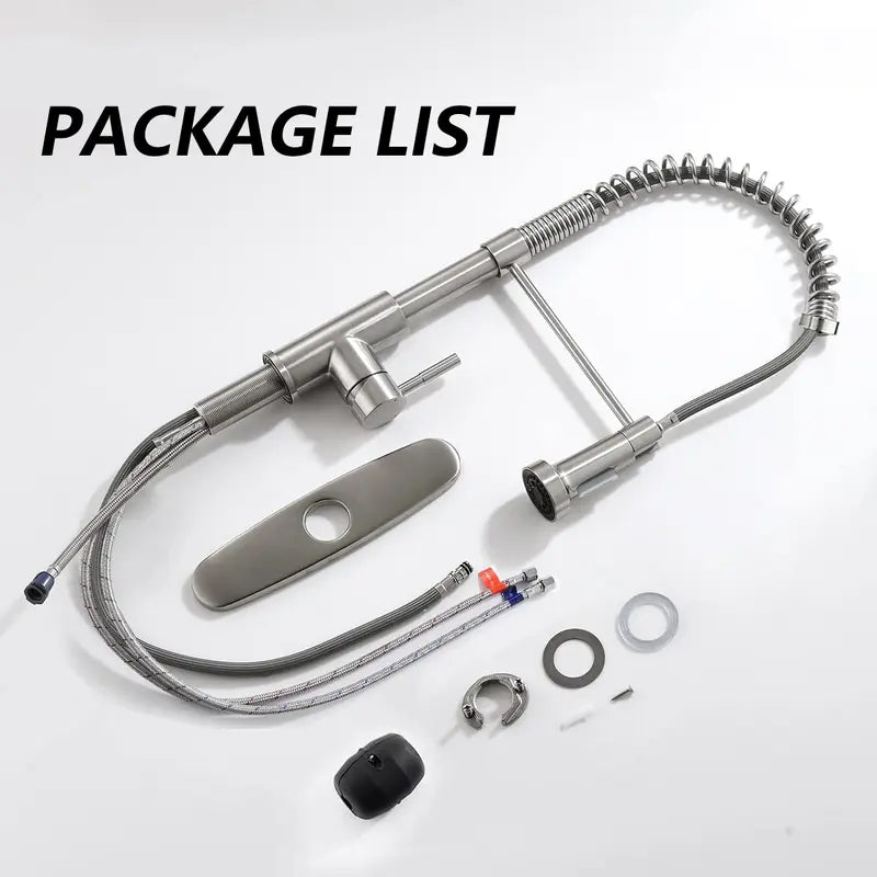 Modern Pull-Down Kitchen Faucet, Single Handle